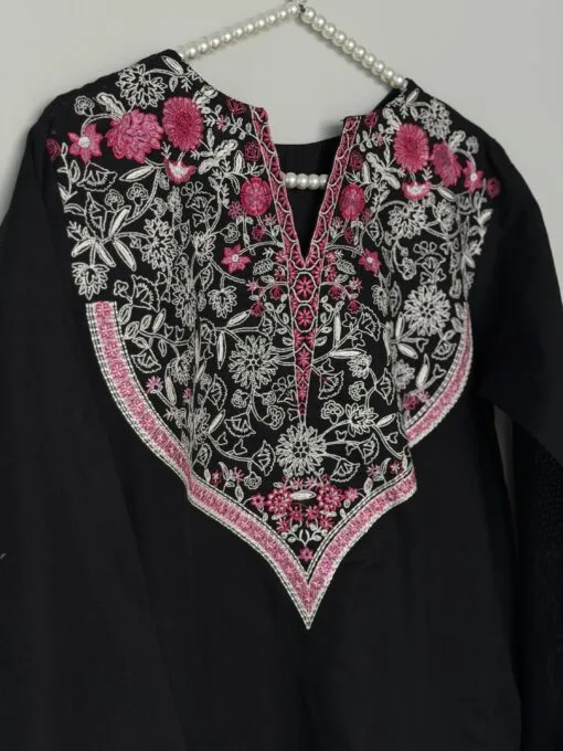 A-line frock style kamiz set.
