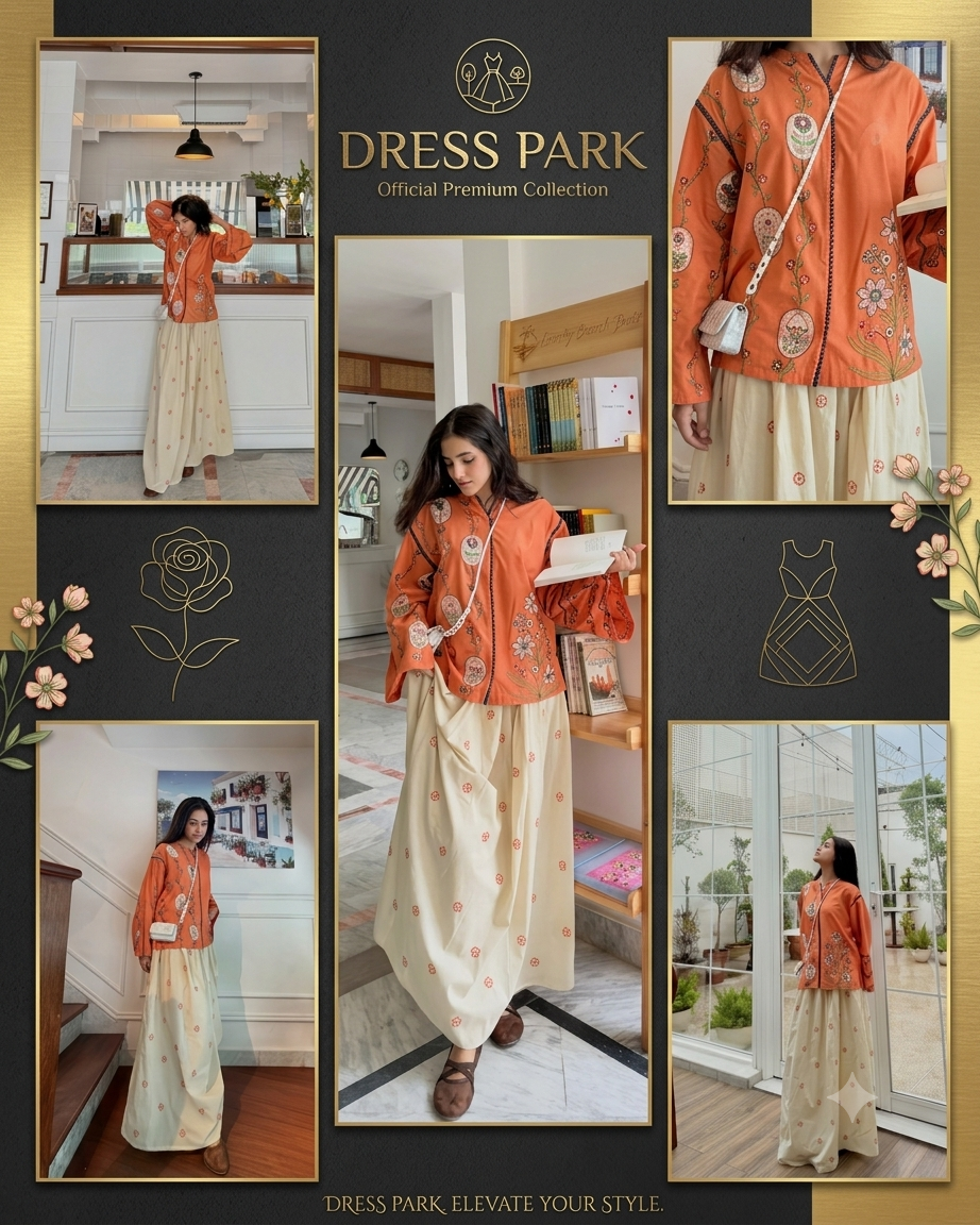 Terracota blossom 2-piece set