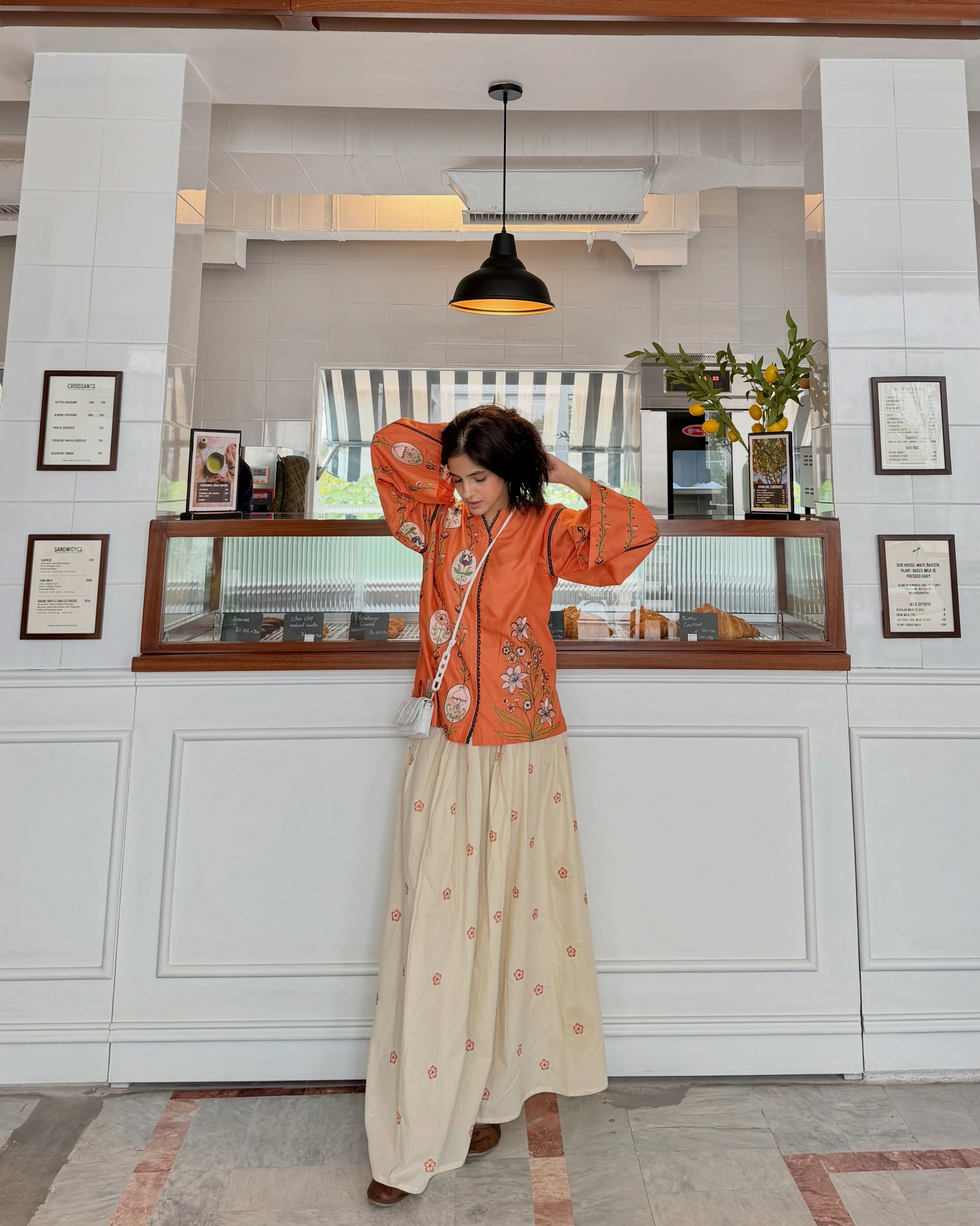 Terracota blossom 2-piece set